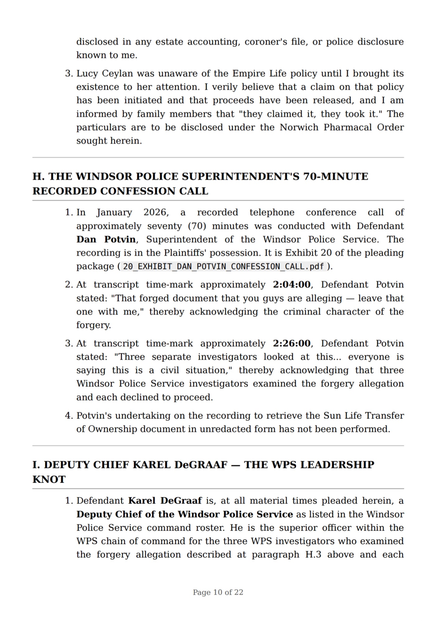 Affidavit Pass 11 page 9