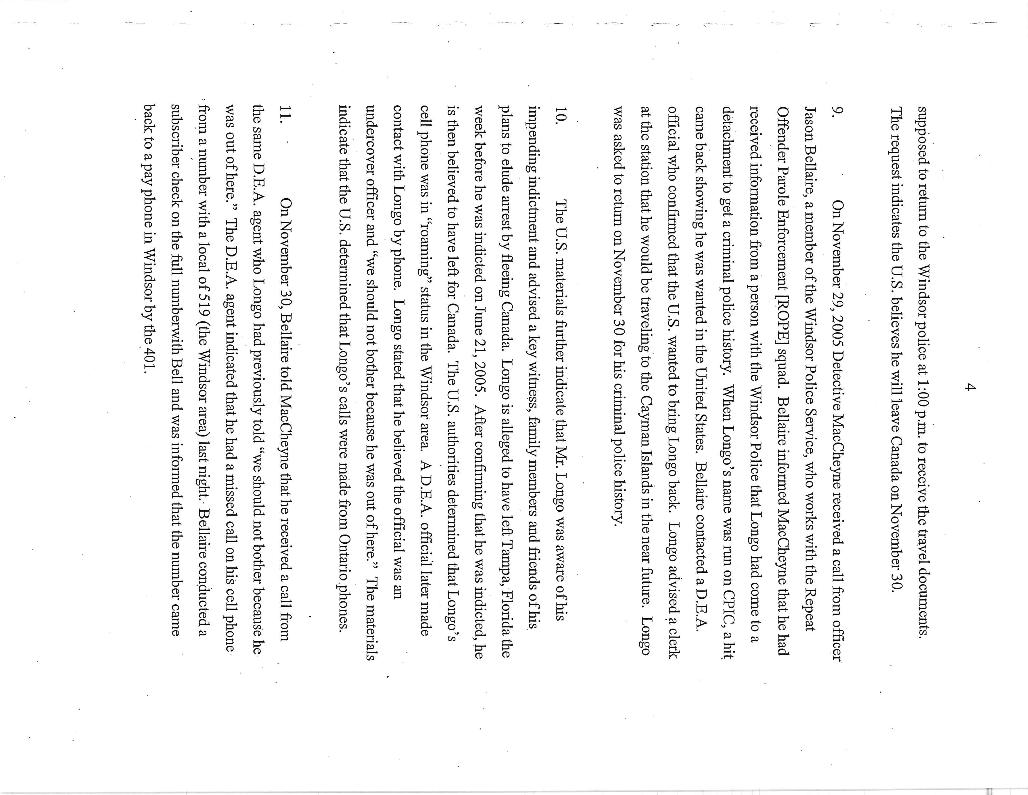 Warrant page