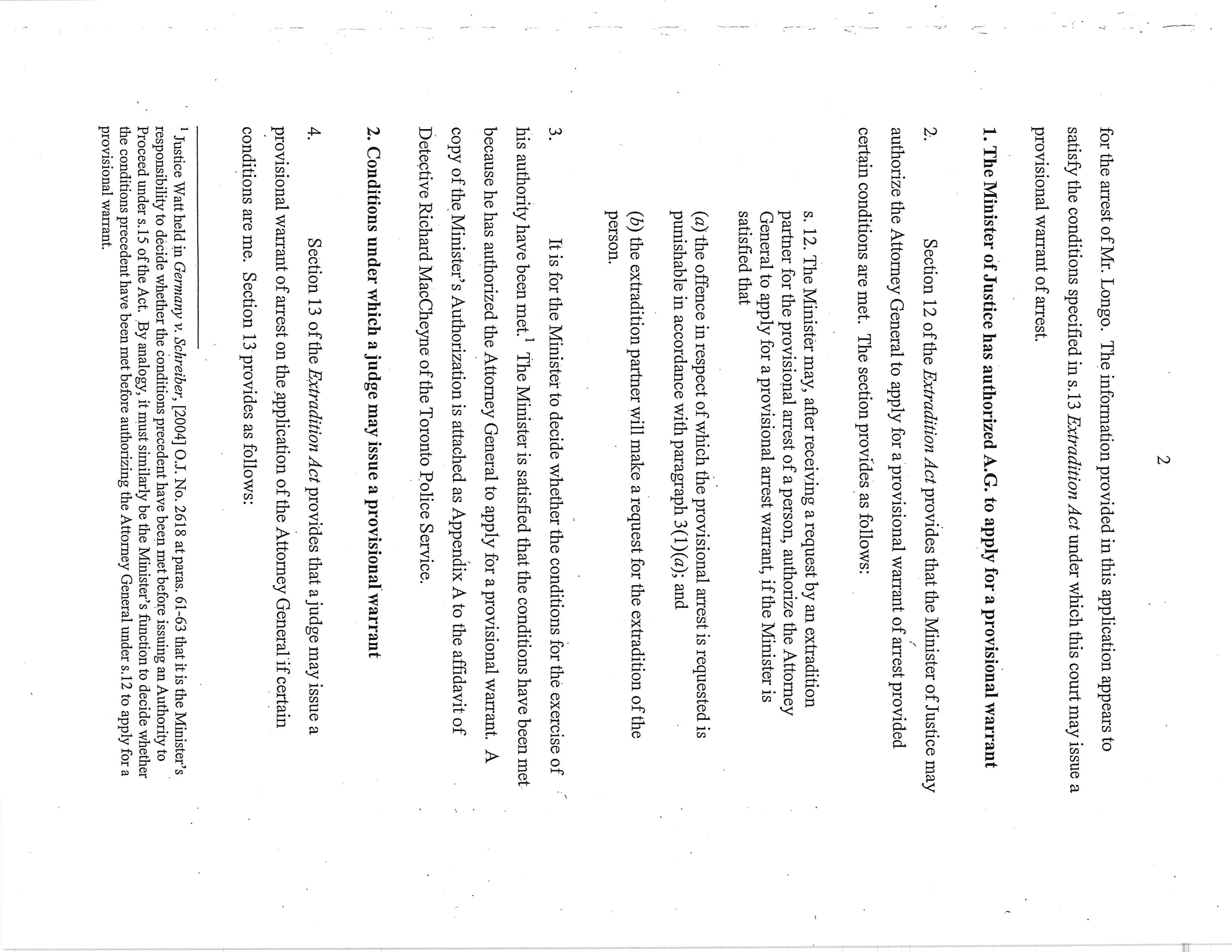 Warrant page